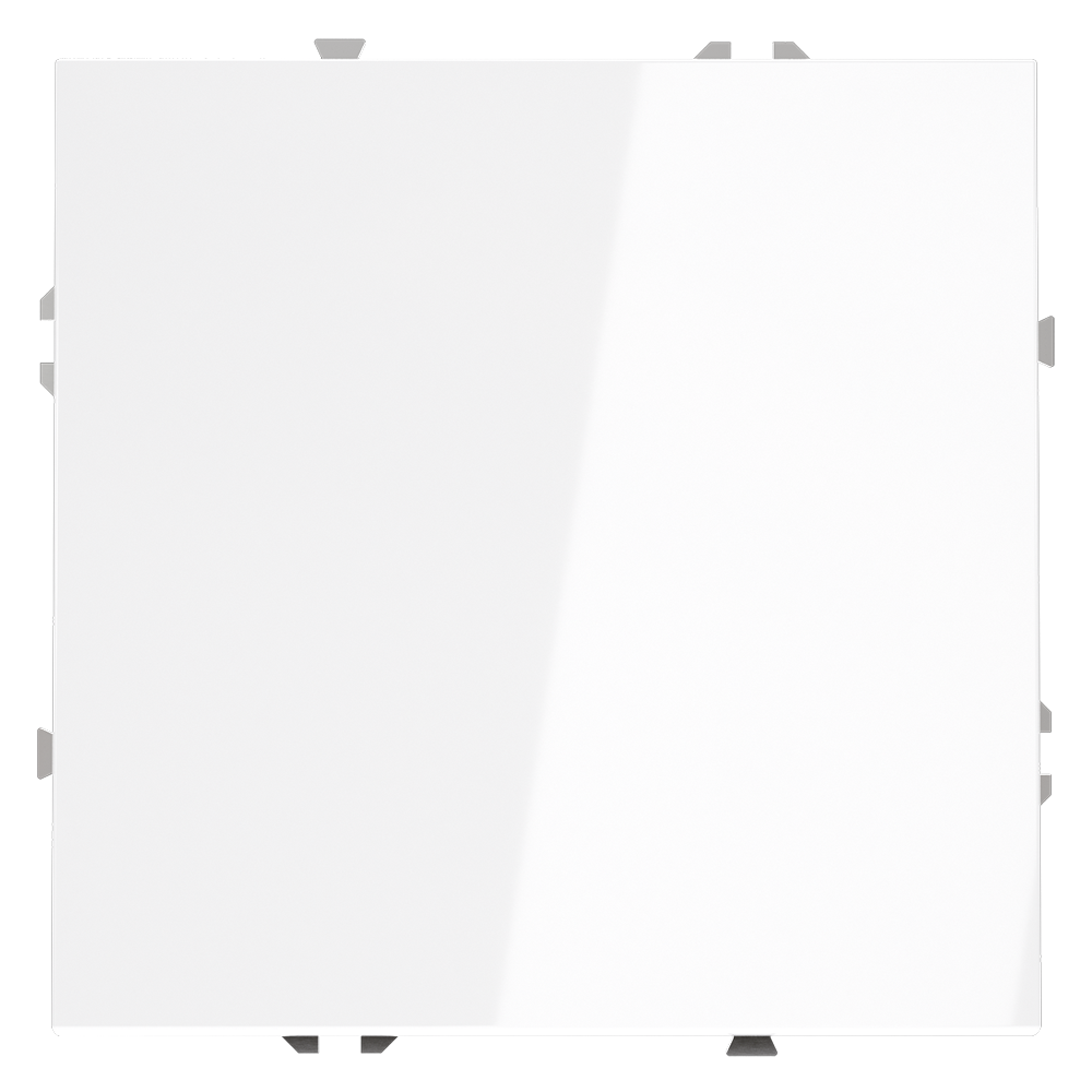 Выключатель встраиваемый VOLTUM S70 одноклавишный 10А, (белый глянцевый) VLS010101 