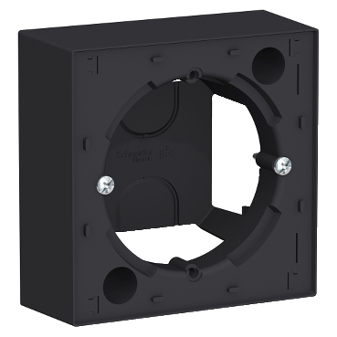 ATLASDESIGN КОРОБКА для наружного монтажа, КАРБОН 