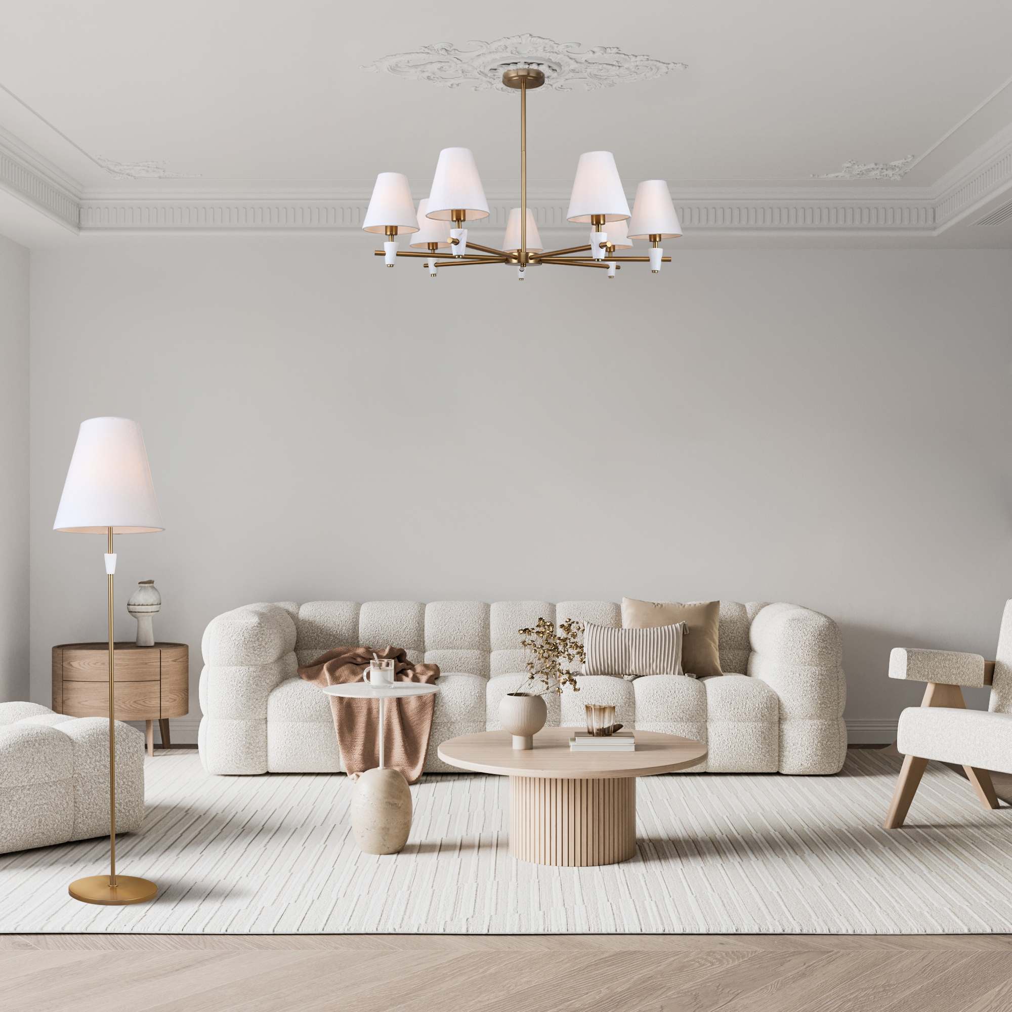 Картинка Потолочная люстра Freya FR5371CL-05BS