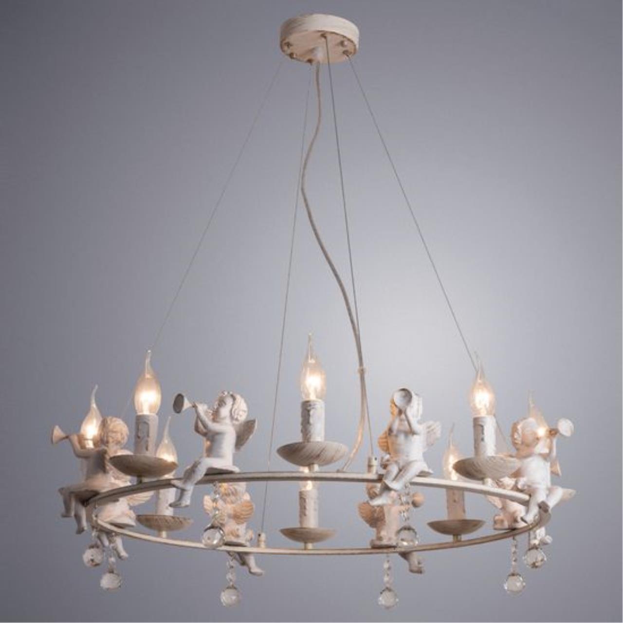 Картинка Подвесная люстра Arte Lamp Amur A1133SP-8WG