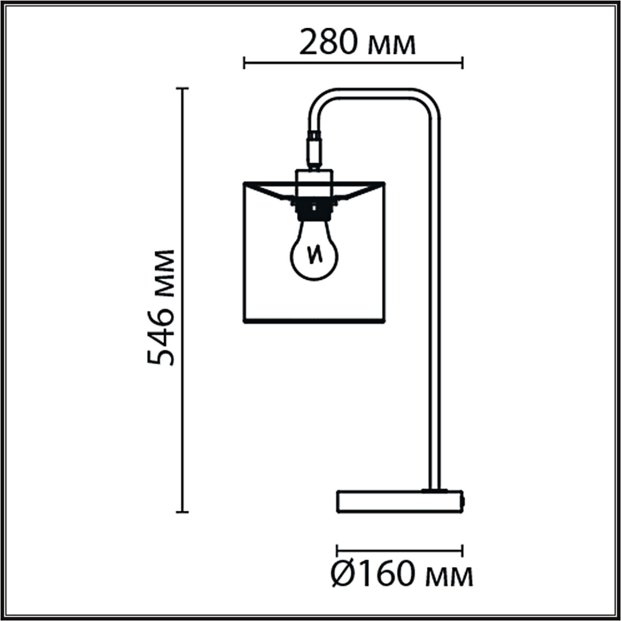 Картинка 8037/1T Lumion Настольная лампа ELSA