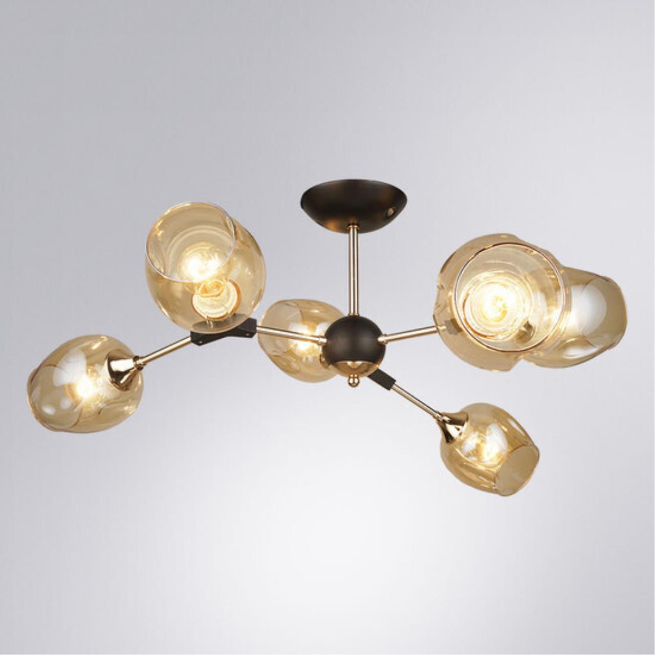 Картинка Люстра на штанге Arte Lamp SEPPIA A4211PL-6BK