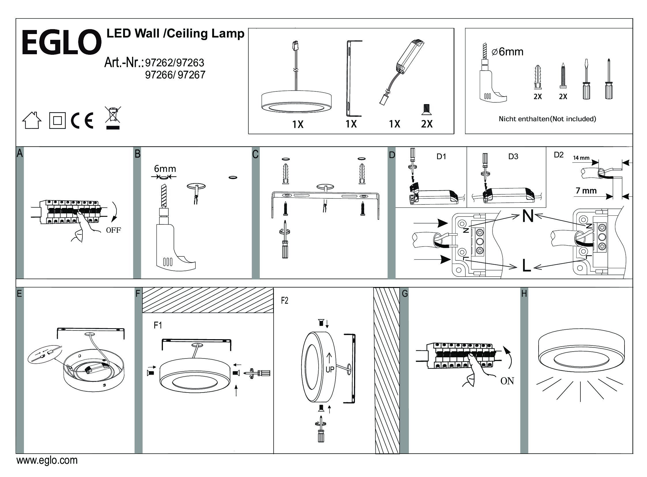 Картинка Потолочный светодиодный светильник Eglo Fueva 1 97262