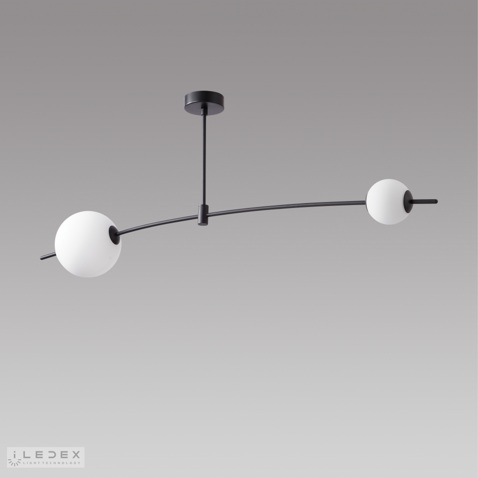 Картинка Светильник потолочный iLedex Epical iLedex 6827-2 BK+WH