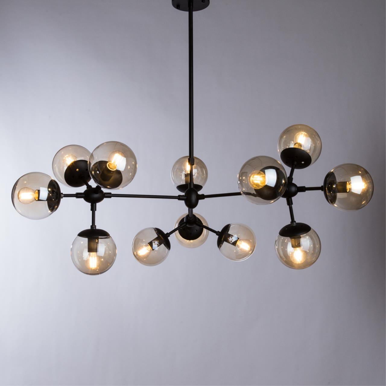 Картинка Подвесная люстра Arte Lamp BOLLA A1664SP-12BK