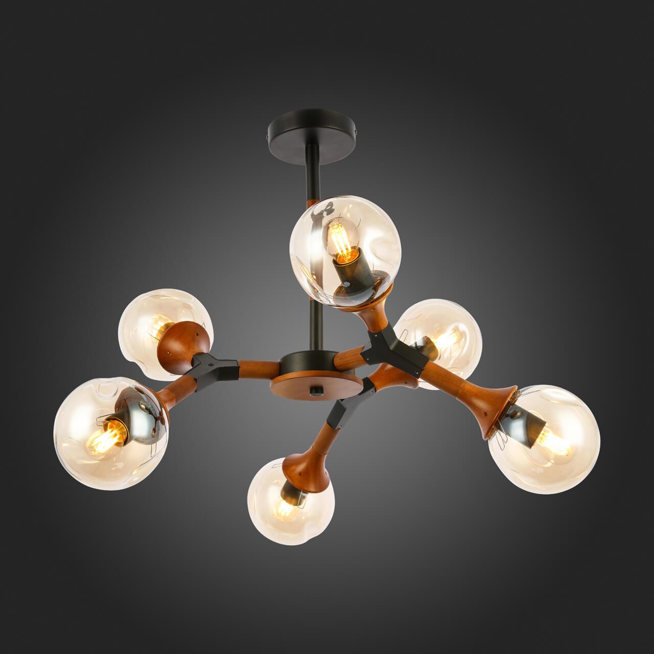 Картинка Потолочная люстра Evoluce Raquel SLE109402-06