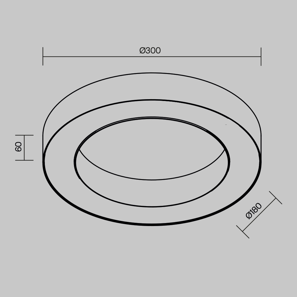 Картинка Потолочный светильник Technical C093CL-24W3K-B