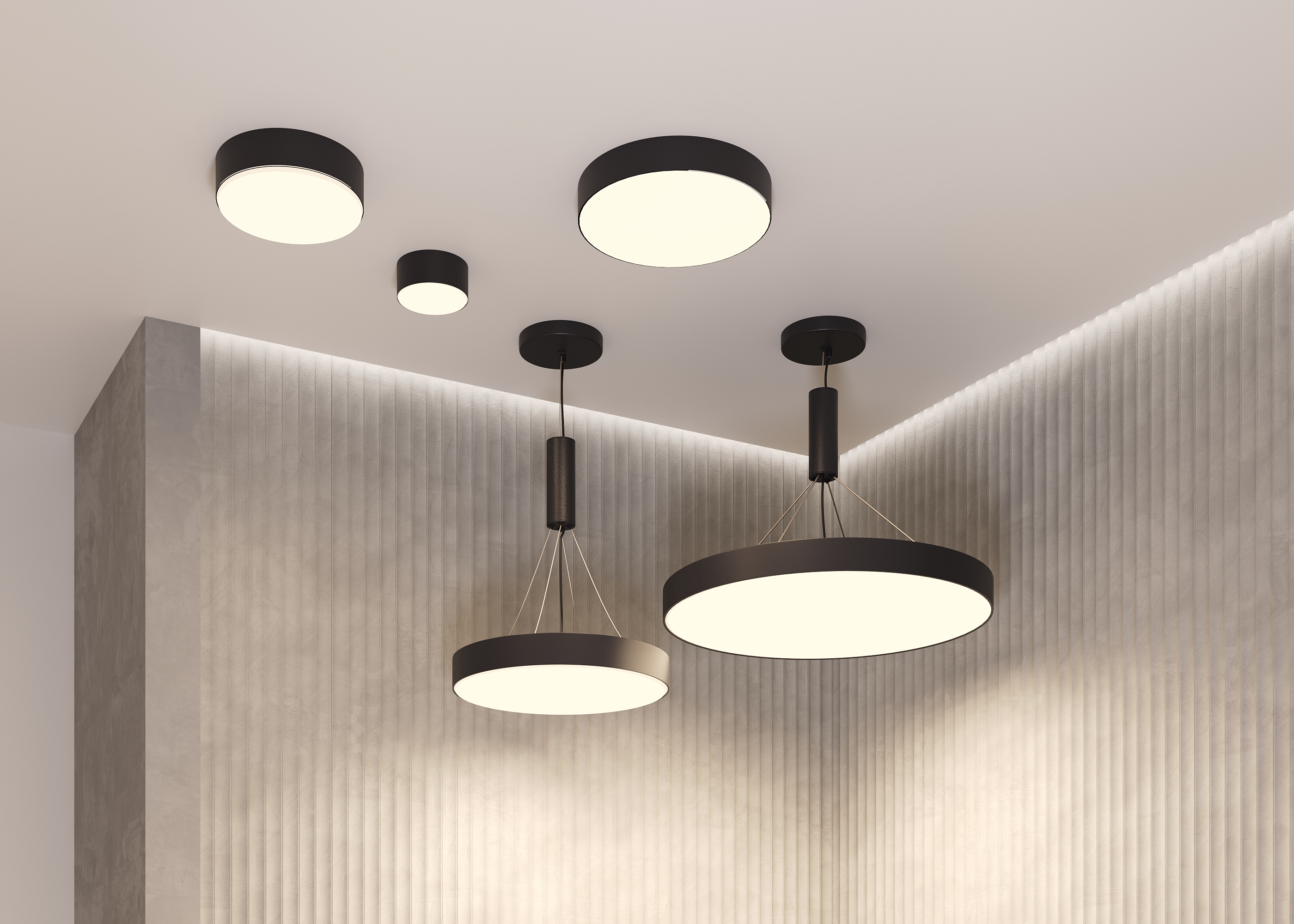 Картинка Потолочный светильник Technical C032CL-24W4K-RD-B