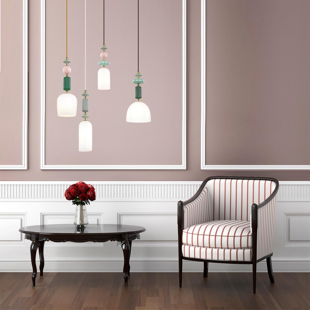 Картинка Подвесной светильник Odeon Light Classic Candy 4861/1C