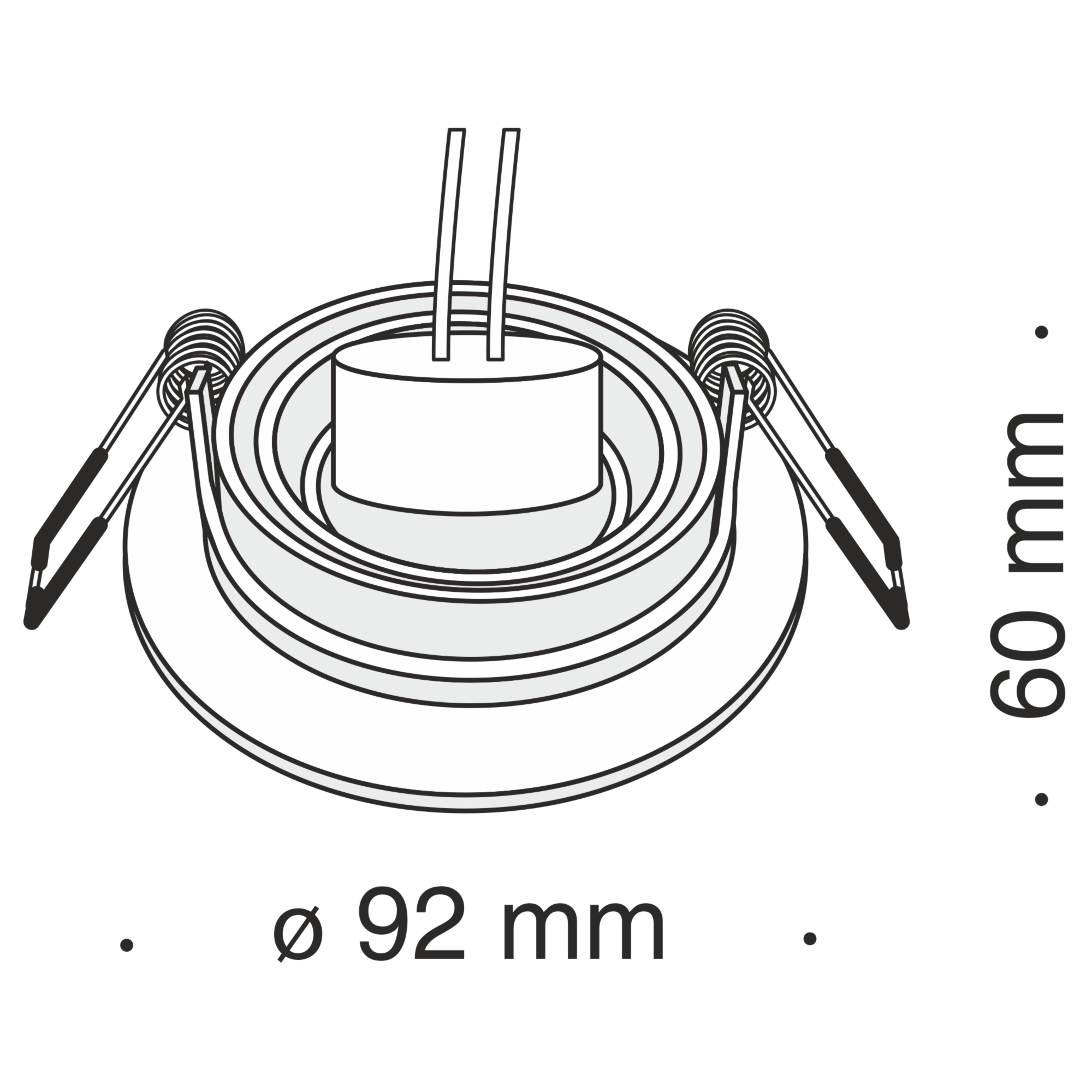 Картинка Встраиваемый светильник Maytoni Atom DL023-2-01W