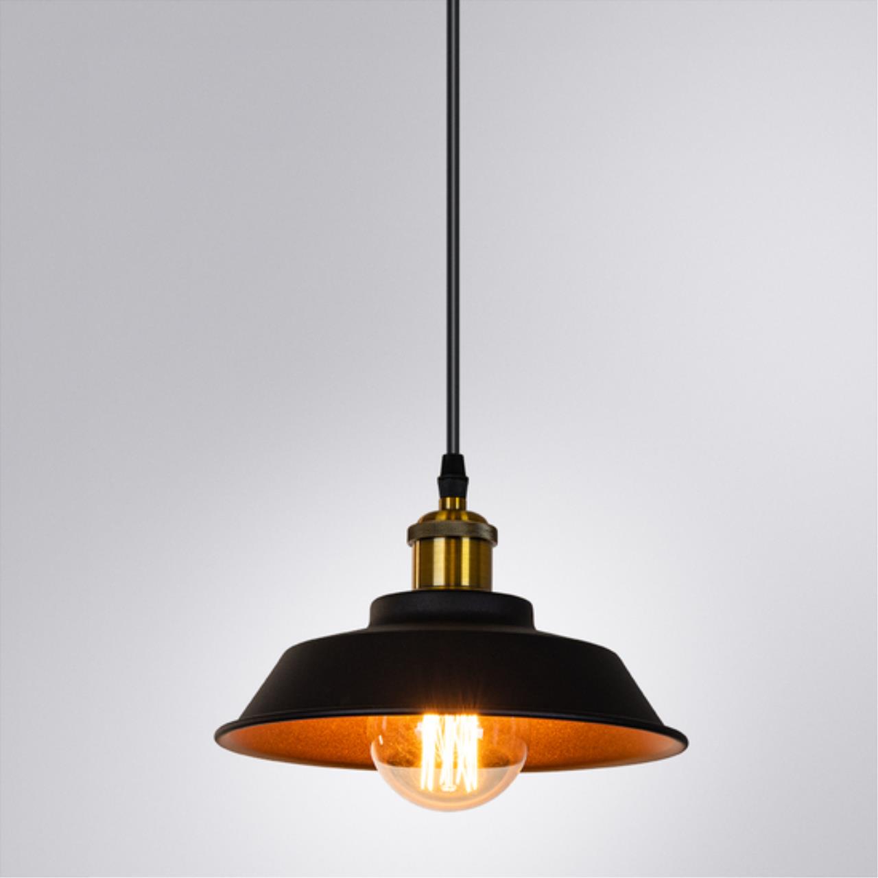 Картинка Подвесной светильник Arte Lamp CAPPELLO A7038SP-1BK