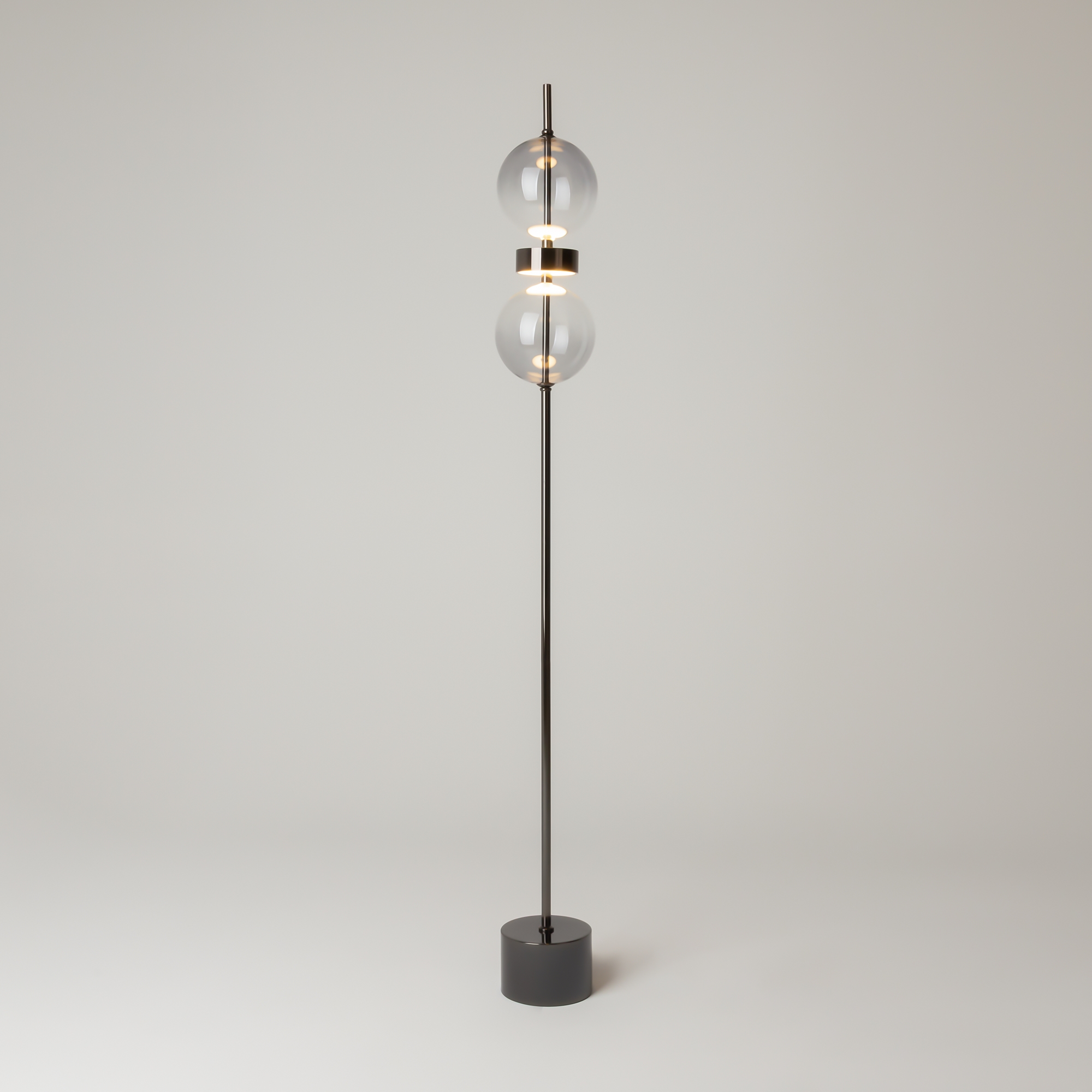 Картинка Напольный светильник (торшер) Maytoni MOD478FL-L15B3K Double Moon