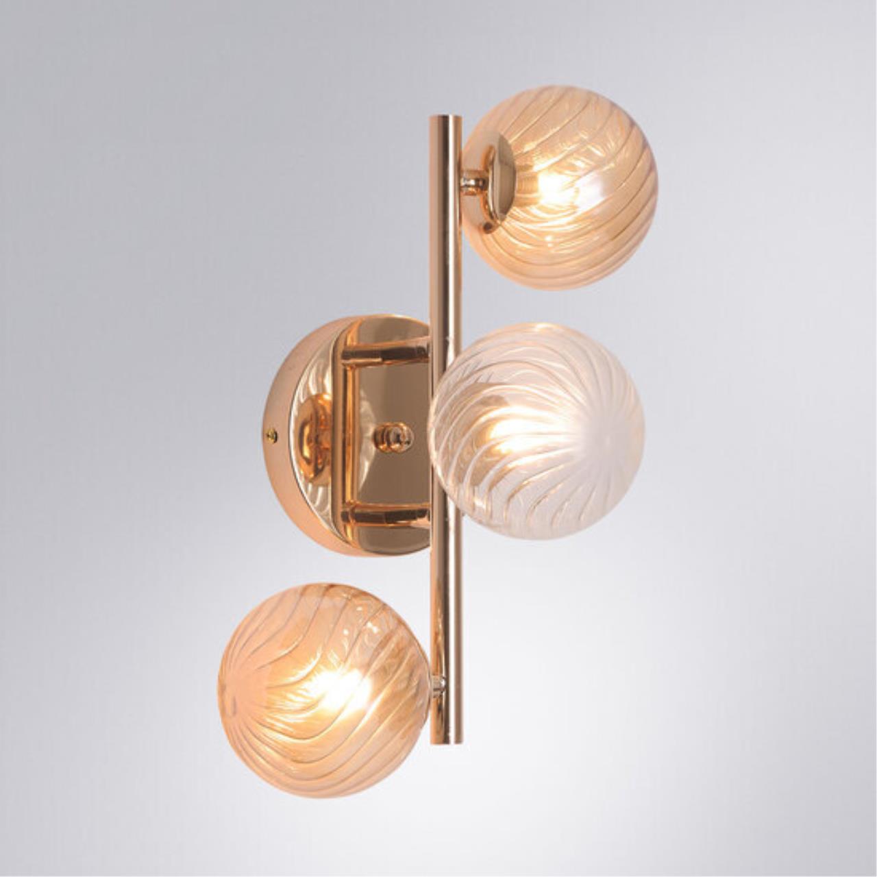 Картинка Настенный светильник Arte Lamp ETEREO A5261AP-3GO