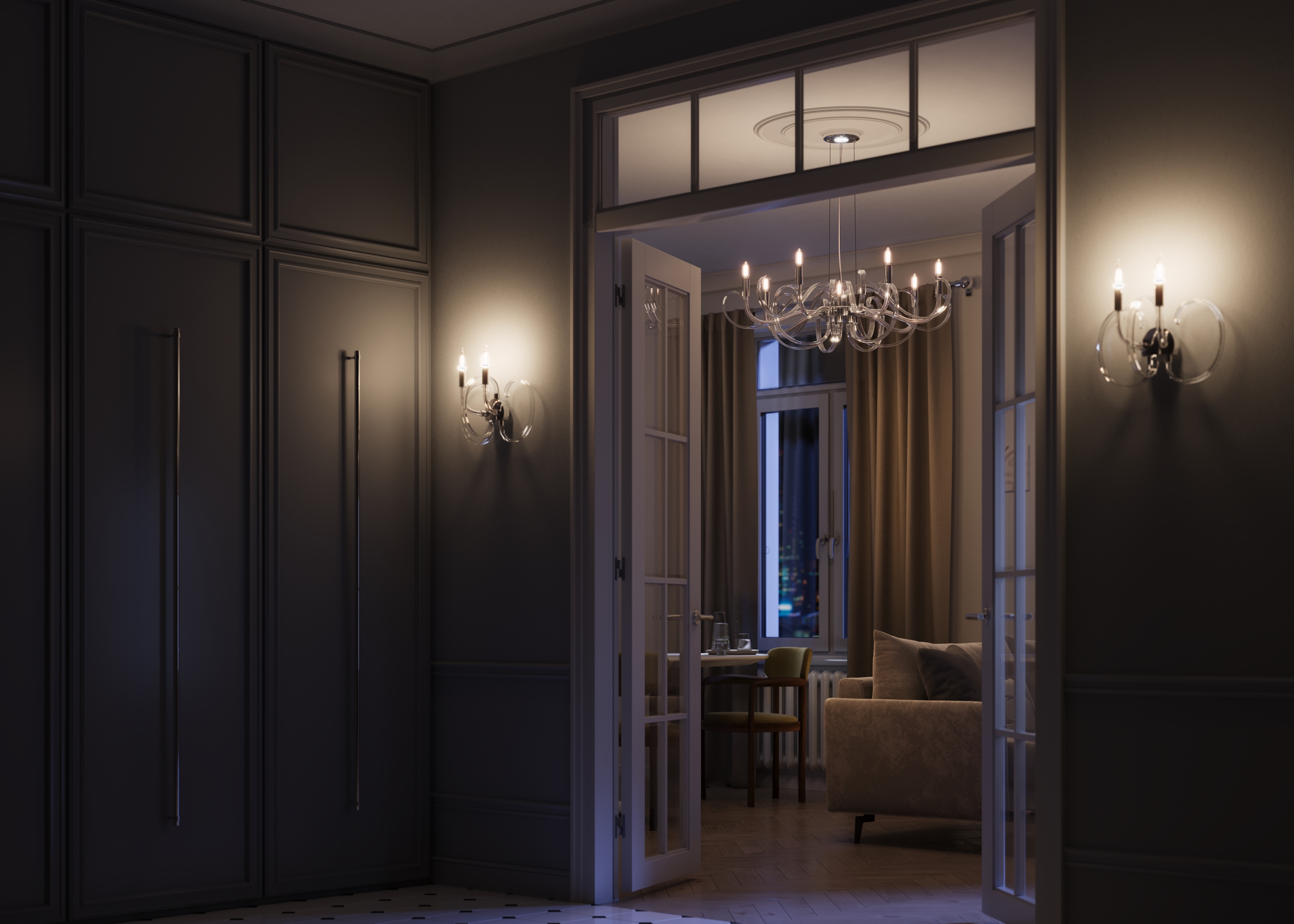 Картинка Подвесная люстра Maytoni Atlanta MOD051PL-07TR