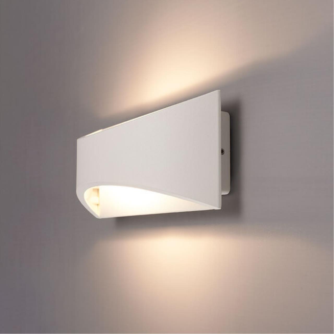 Картинка Уличный настенный светодиодный светильник Arte Lamp A8288AL-1WH