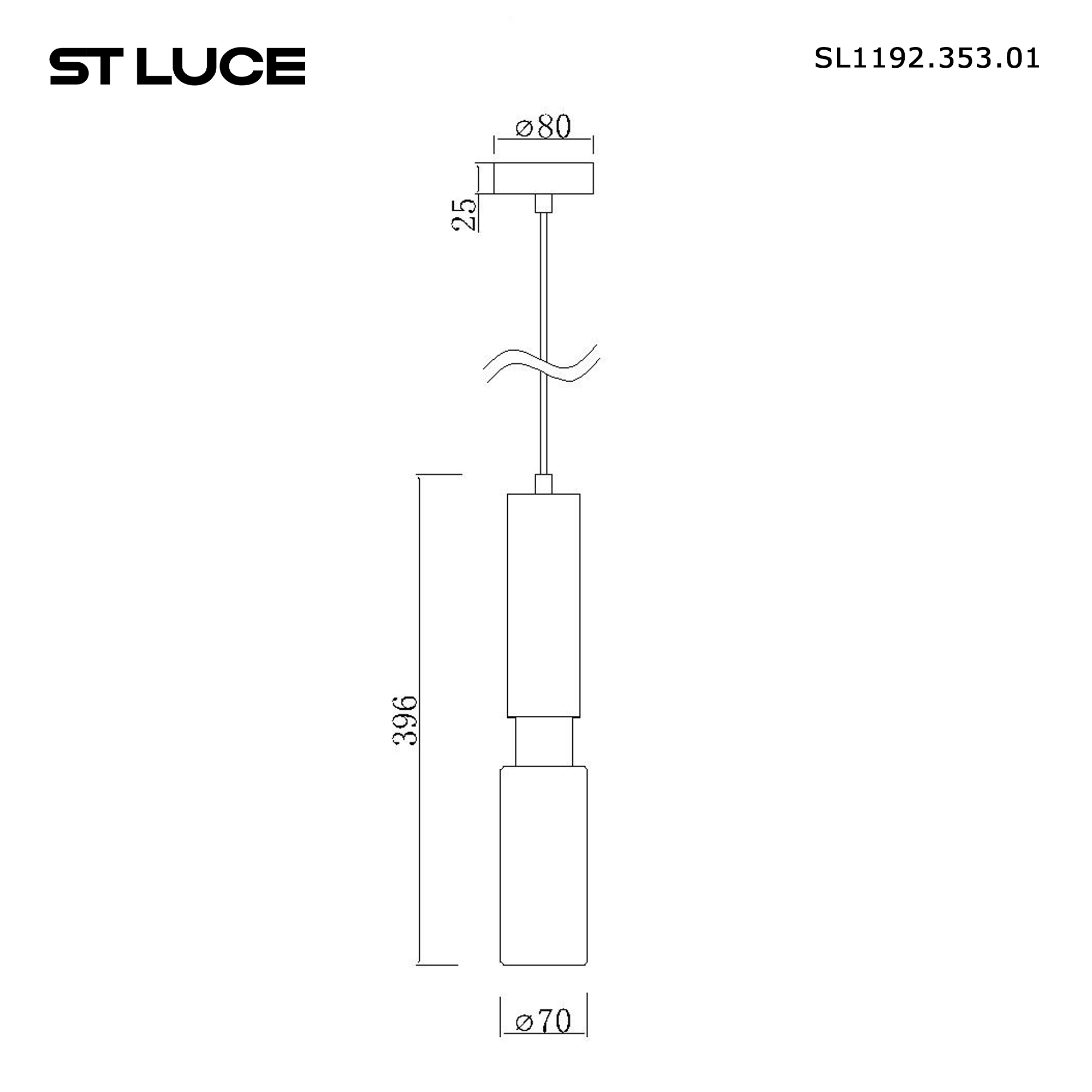 Картинка SL1192.353.01 Светильник подвесной ST-Luce 