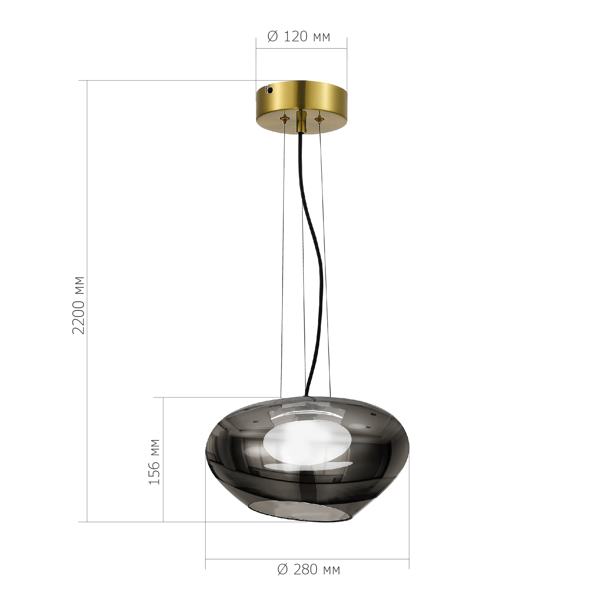 Картинка SL6019.303.01 Светильник подвесной ST-Luce FORAY