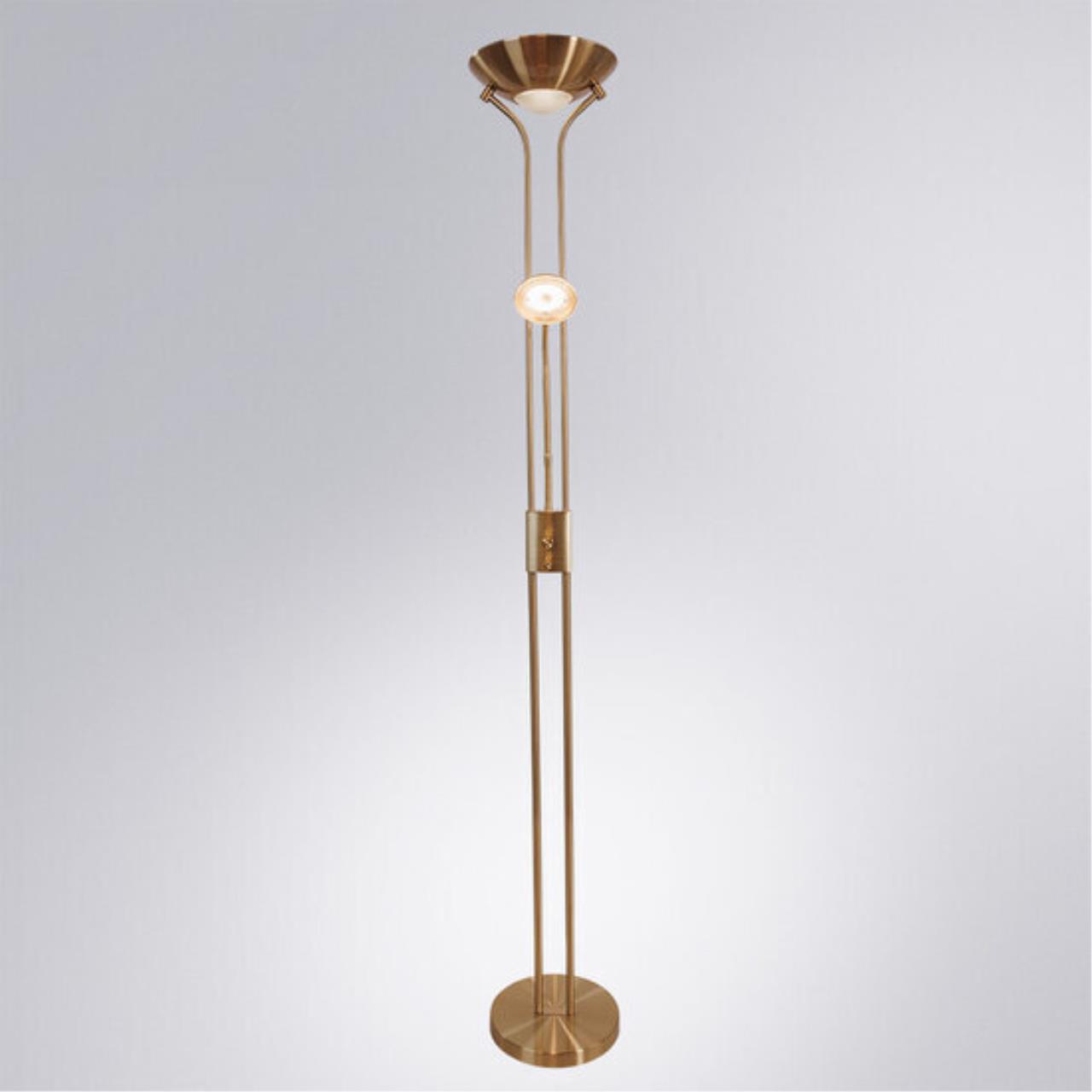 Картинка Торшер Arte Lamp DUETTO A4329PN-2PB