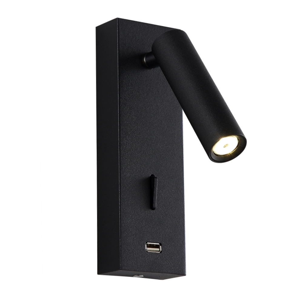 Картинка Бра Crystal Lux CLT 210W USB BL Crystal Lux 1400/469