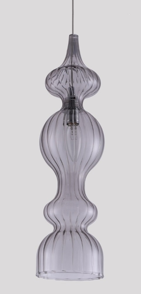 Картинка Светильник подвесной Crystal Lux IRIS SP1 A SMOKE Crystal Lux 2071/201