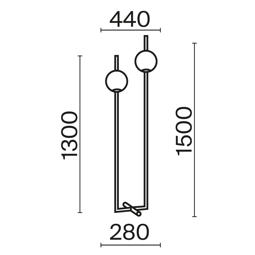 Картинка Напольный светильник (торшер) Maytoni Z020FL-L12BS3K