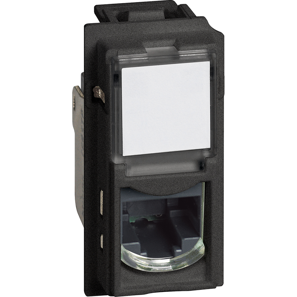 Картинка Механизм розетки компьютерной RJ45 cat5e UTP 1 модуль