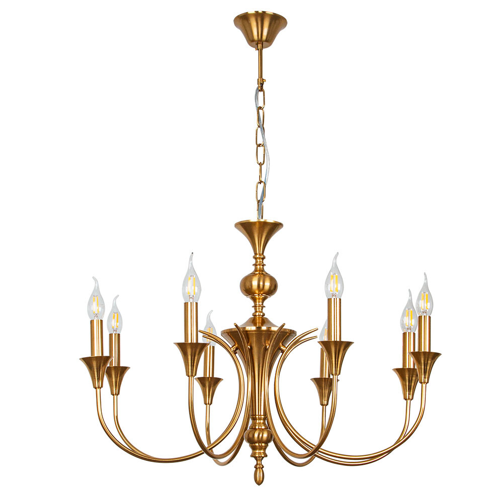 Картинка Подвесная люстра Arte Lamp COLLINETTA A4094LM-8PB