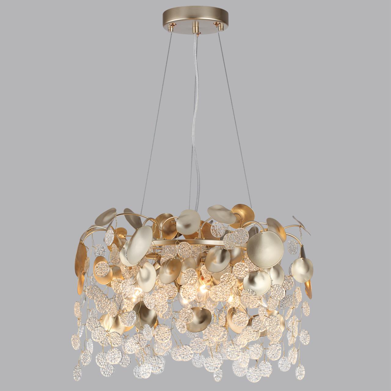 Картинка 5104/6 CLASSIC Odeon Light  Люстра COINS