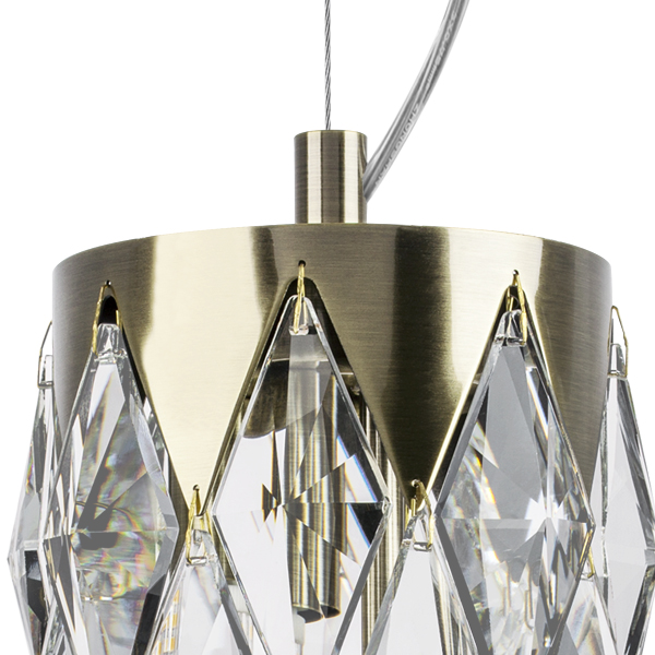 Картинка 722033 Люстра LIMPIO 3х28W G9 БРОНЗА/ПРОЗРАЧНЫЙ