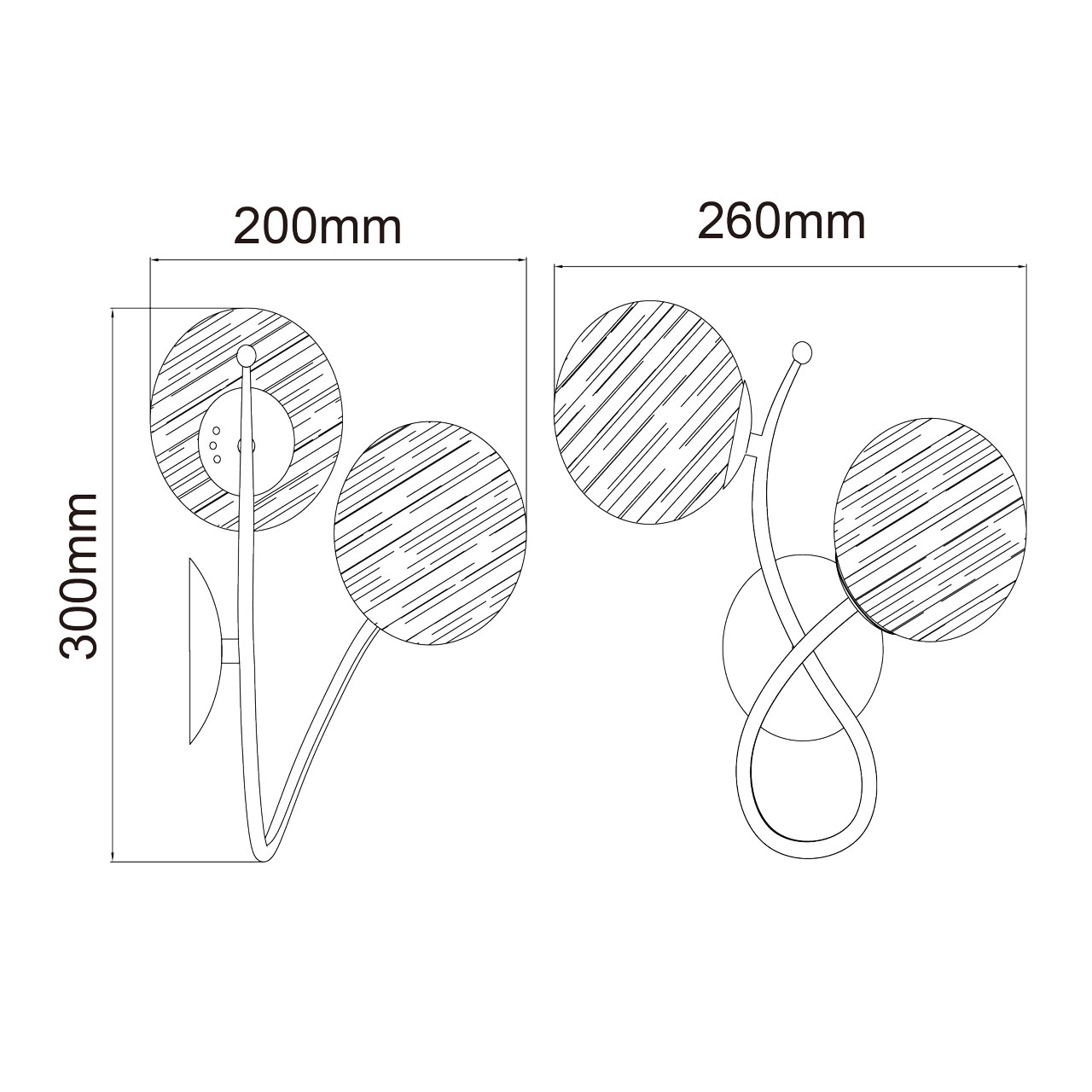 Картинка Бра MW-Light Оливия 306023502