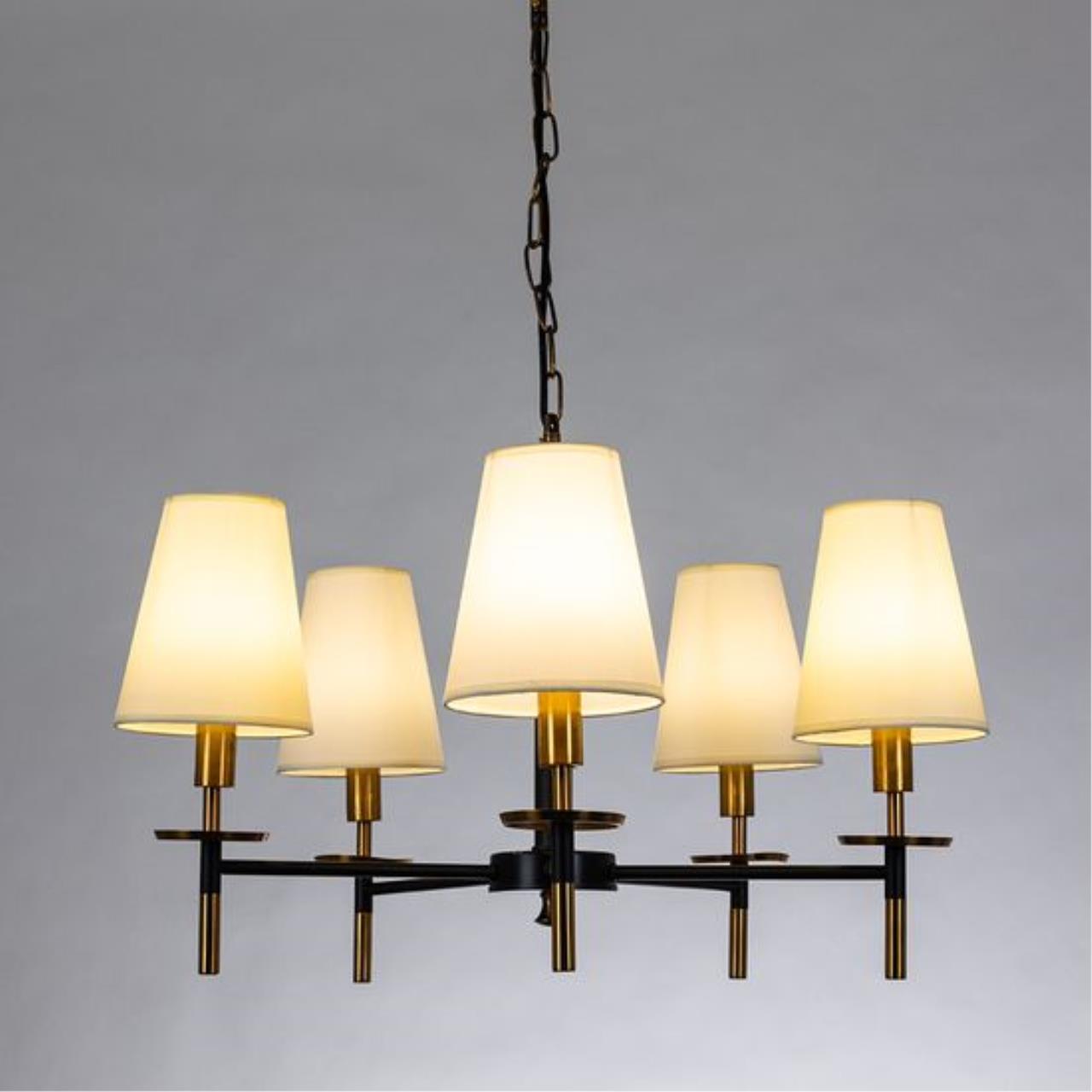 Картинка Подвесная люстра Arte Lamp RICCARDO A4075LM-5BK
