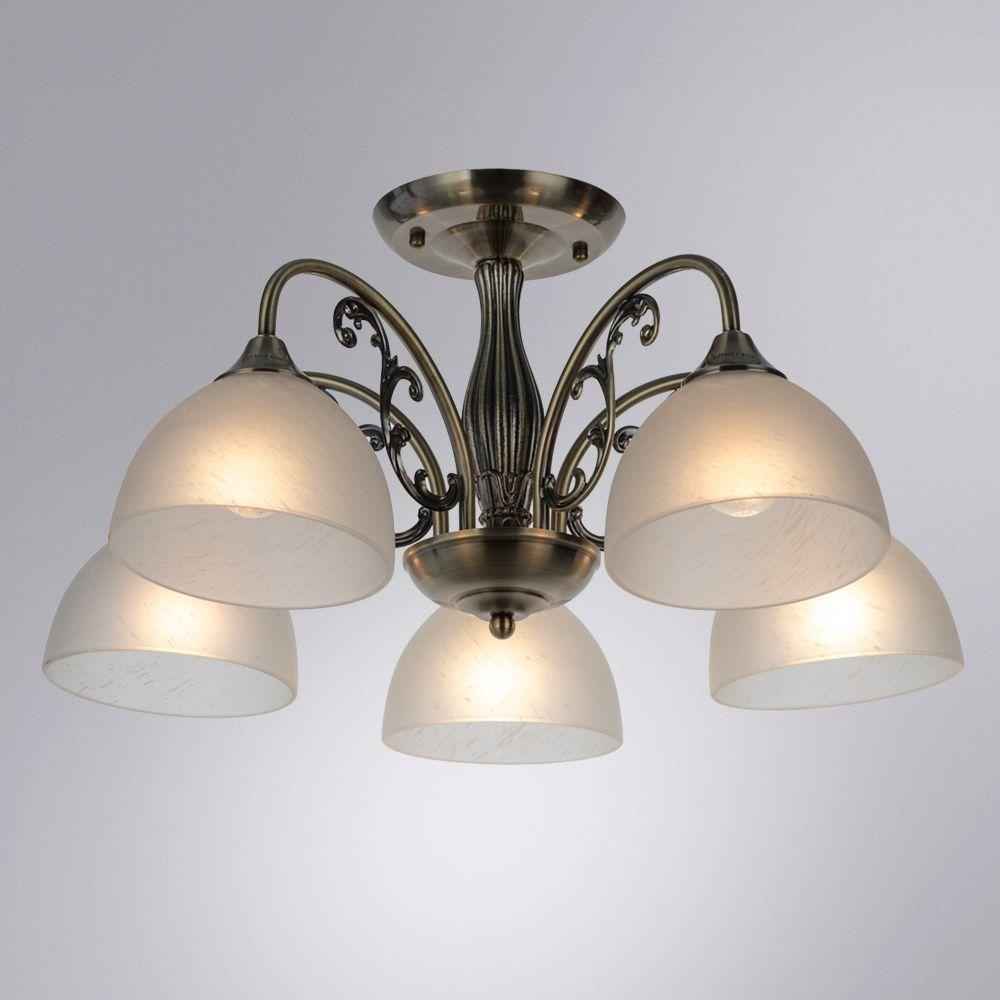 Картинка Потолочная люстра Arte Lamp Spica A3037PL-5AB