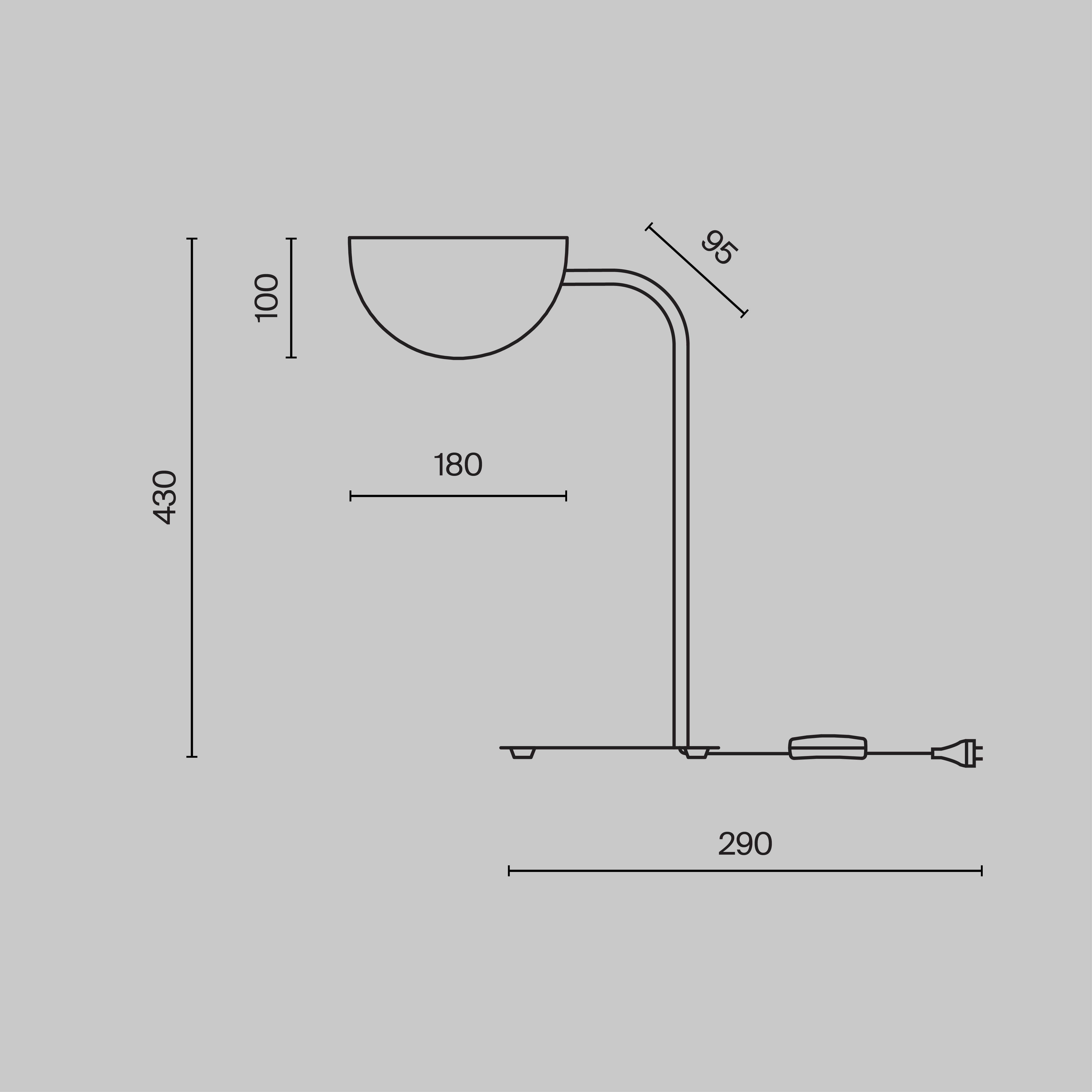Картинка Настольная лампа Technical MOD126TL-01B