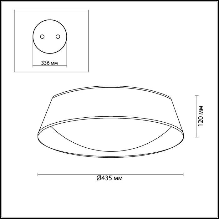 Картинка Потолочный светильник Odeon Light Sapia 4157/3C