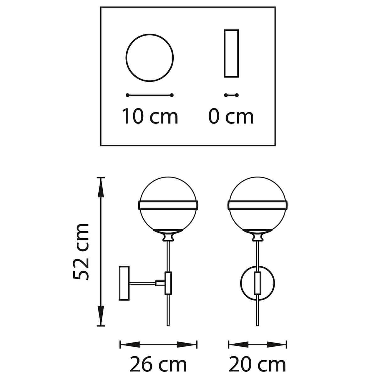 Картинка Бра Lightstar Globo 813617
