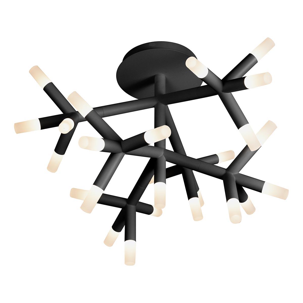 Картинка Потолочная светодиодная люстра iLedex Savage FS-017-X25 BK