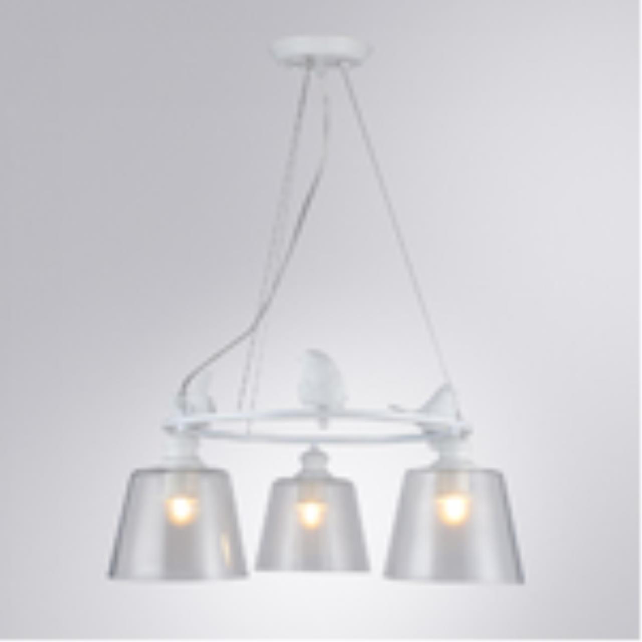 Картинка Подвесной светильник Arte Lamp Passero A4289LM-3WH