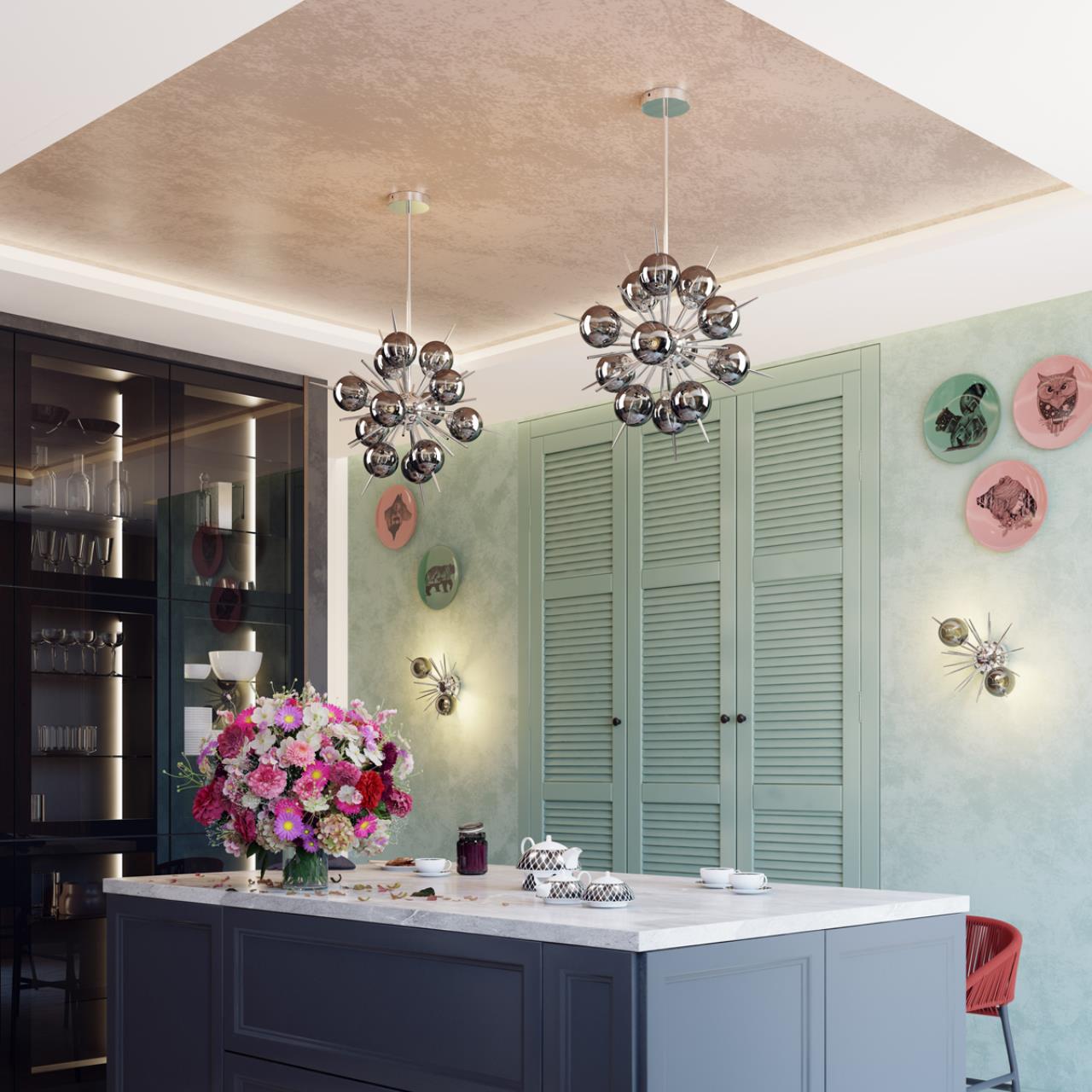 Картинка Бра Odeon Light Modern Vilina 4787/2W