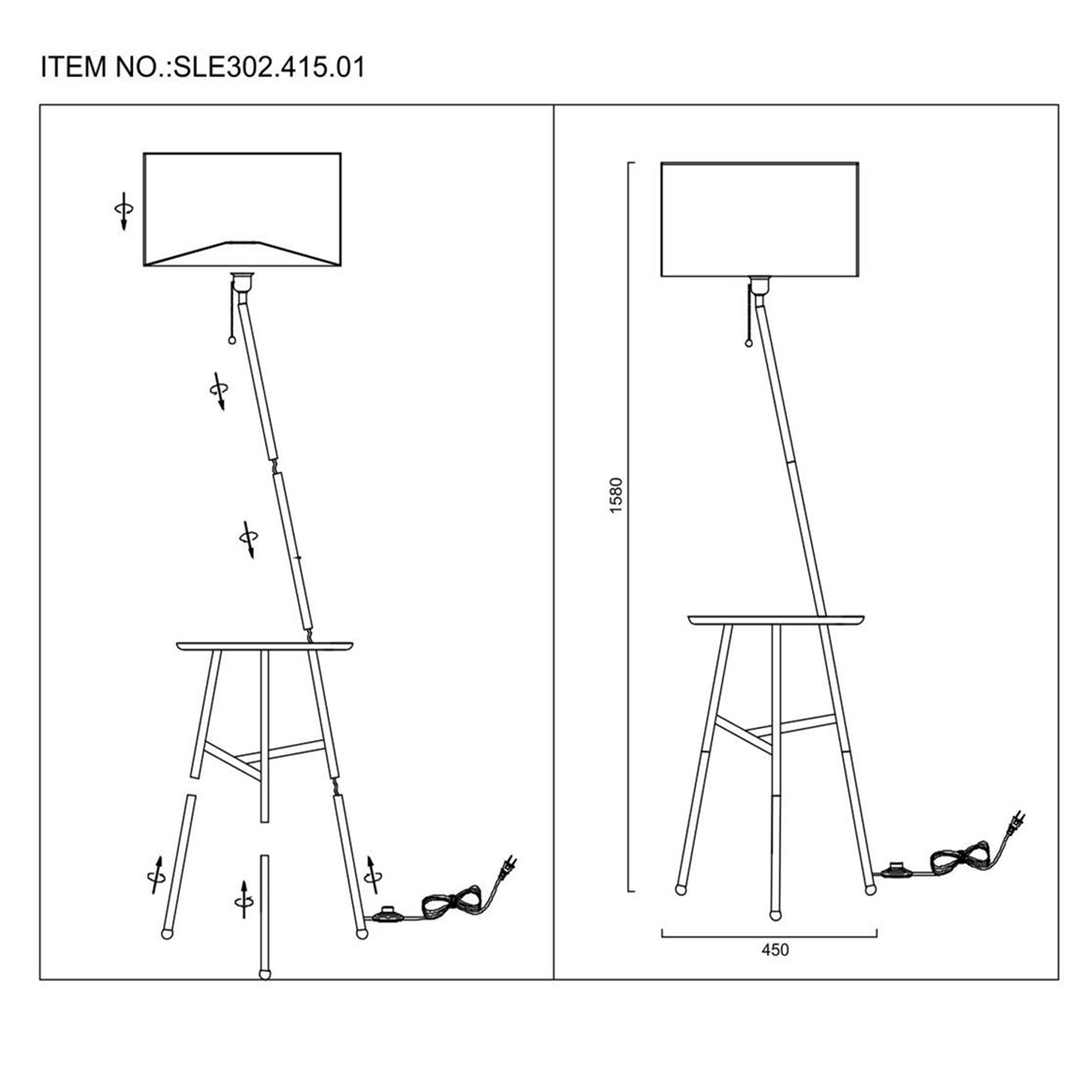 Картинка Торшер ST Luce Menola SLE302.415.01
