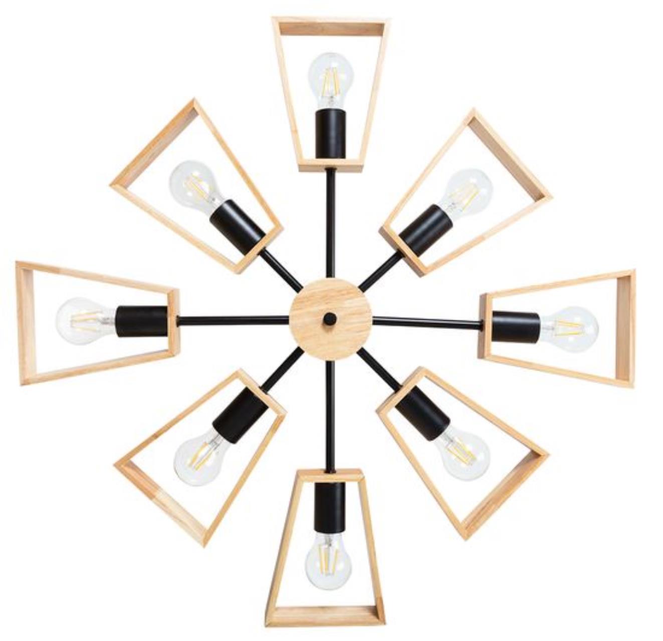 Картинка Потолочный светильник Arte Lamp BRUSSELS A8030PL-8BK