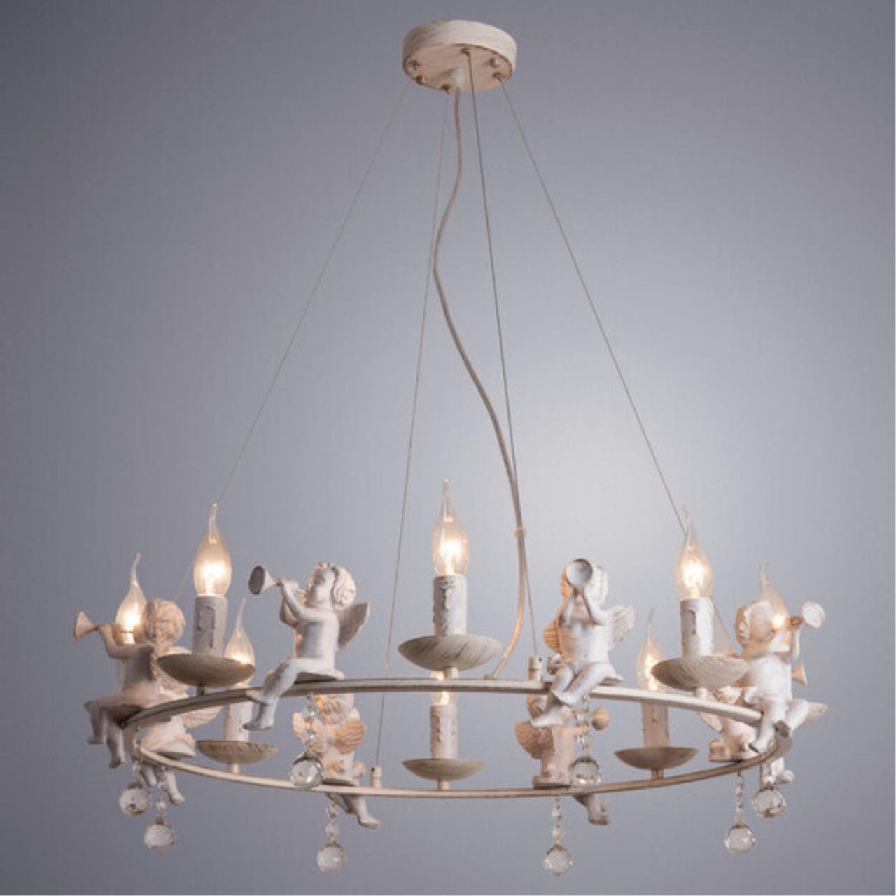 Картинка Подвесная люстра Arte Lamp Amur A1133SP-8WG