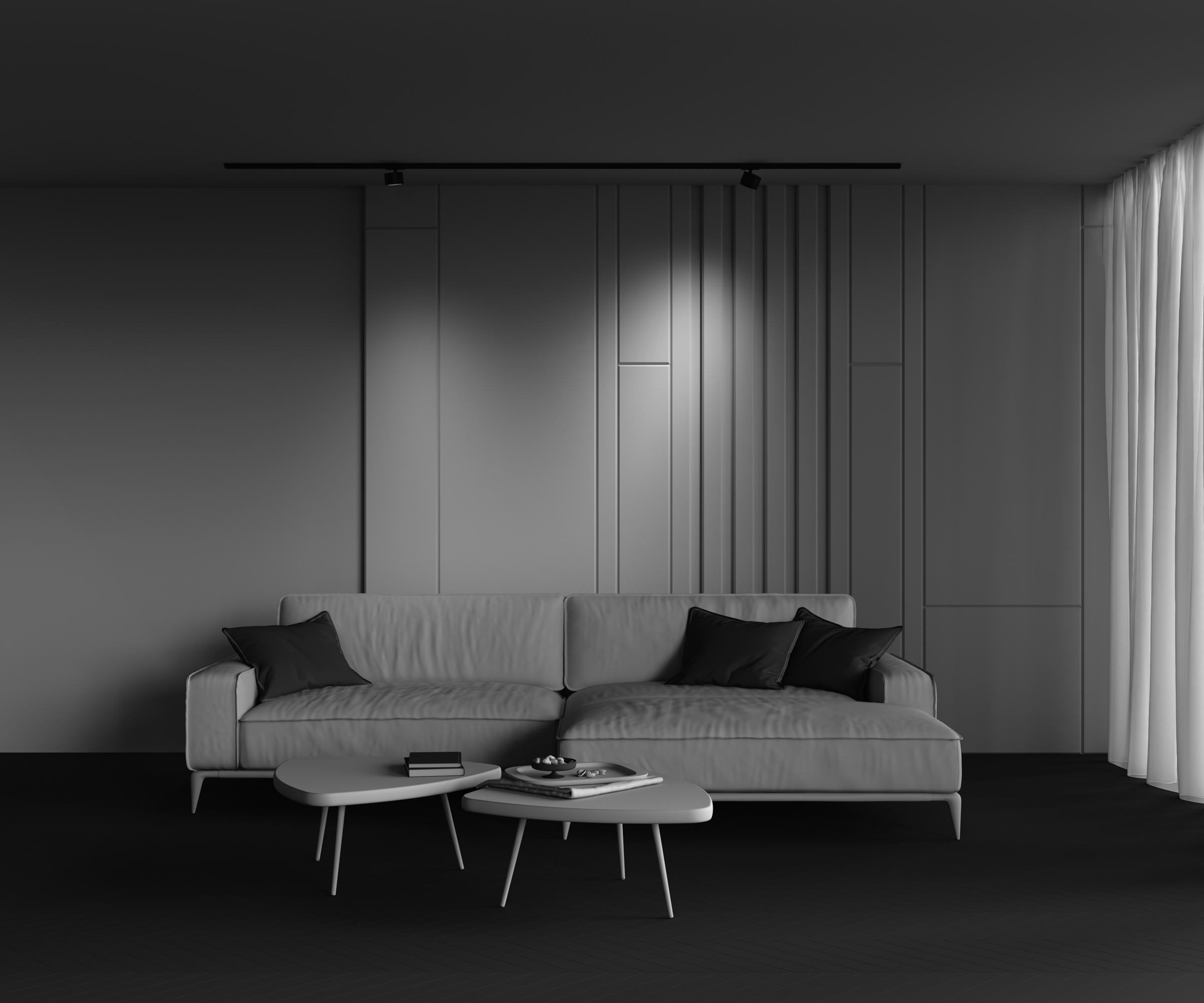 Картинка Трековый светильник Technical TR225-1-GX53-B