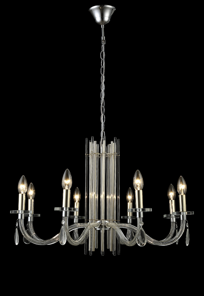 Картинка Люстра Crystal Lux Люстра AURELIO 0210/308