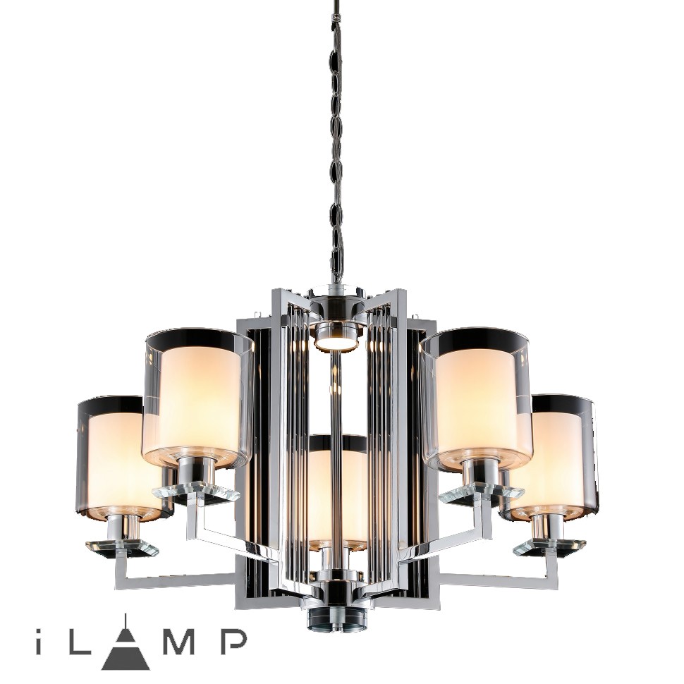 Картинка Подвесная люстра iLamp King RM6201-5 CR+CL