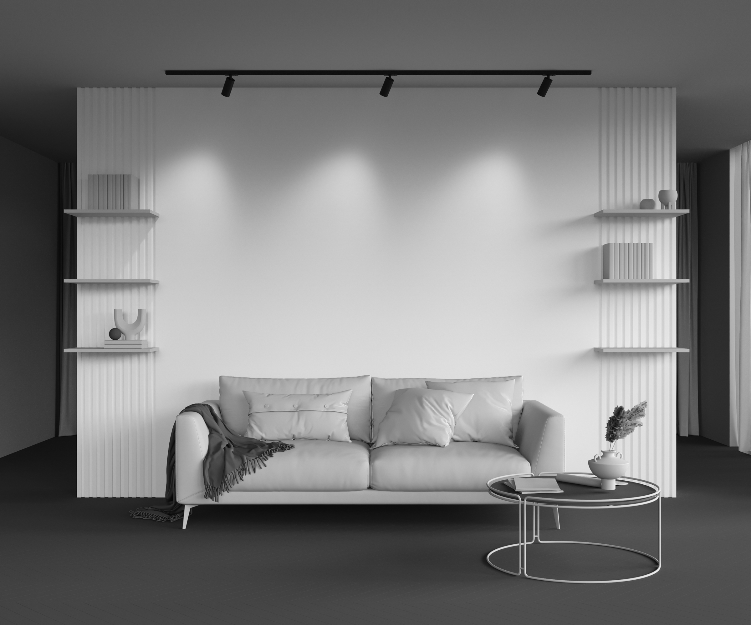 Картинка Трековый светильник Technical TR089-1-GU10-BB