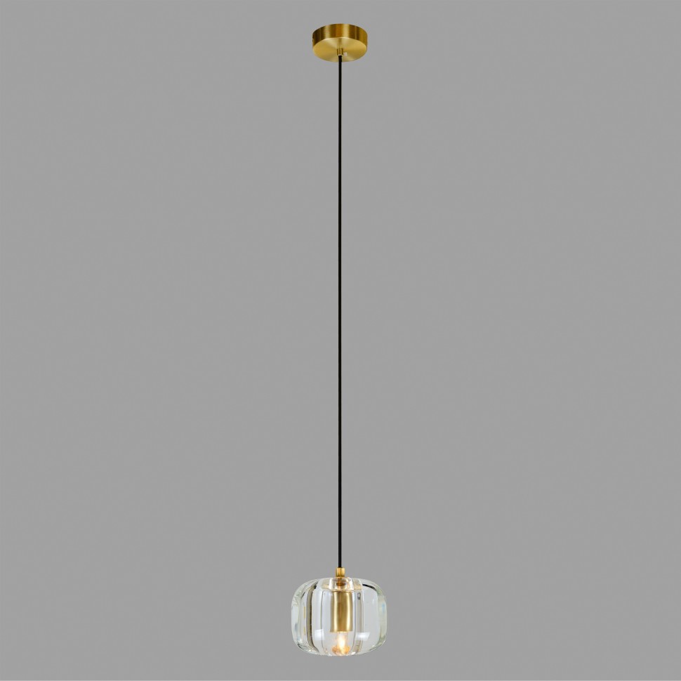 Картинка Подвесной светильник Belfast Pansy 6214-1 BR CL