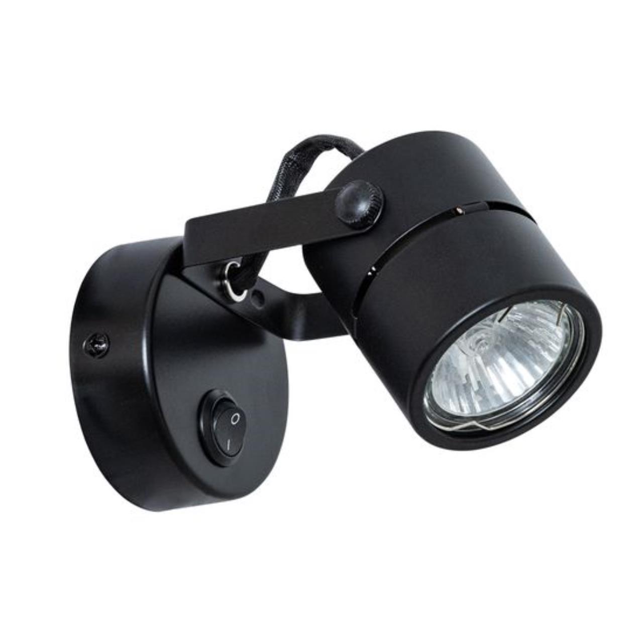 Картинка Настенный светильник Arte Lamp MIZAR A1311AP-1BK