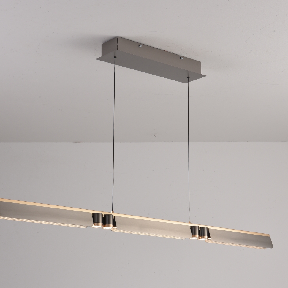 Картинка Светильник подвесной iLEDEX Vision 9309D-1200-2 GR+BK