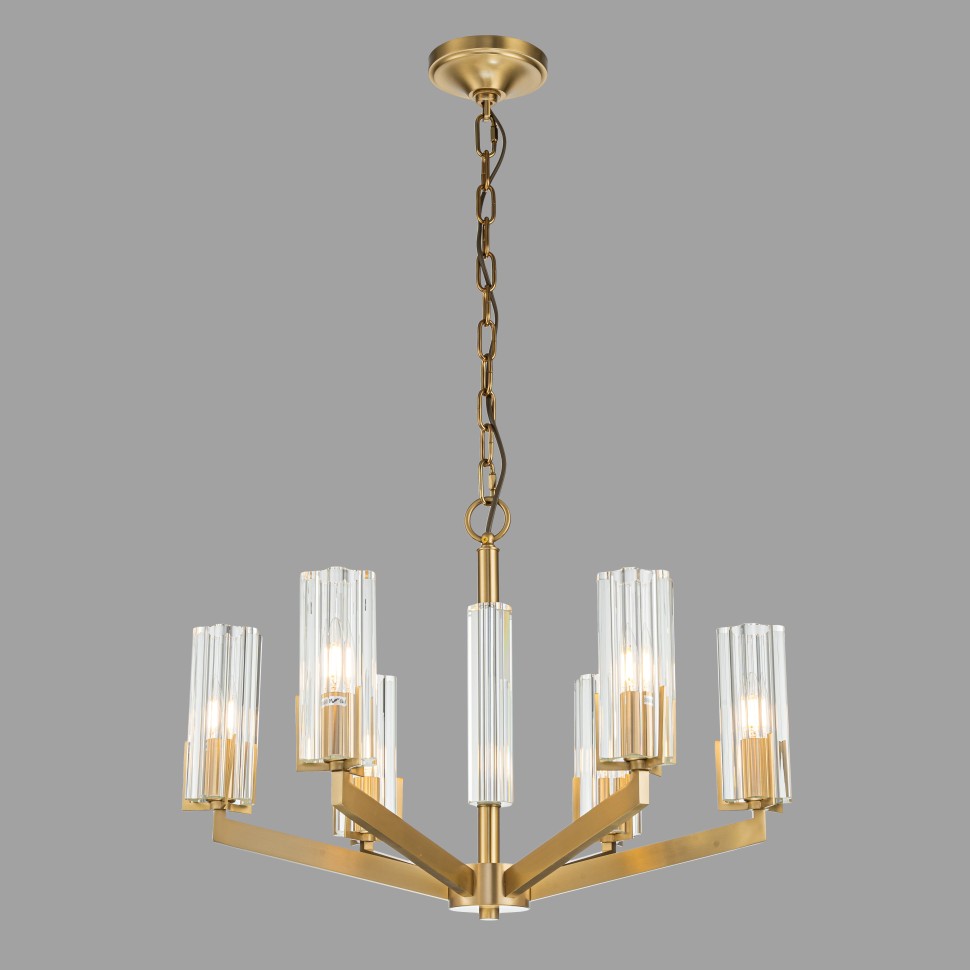 Картинка Подвесная люстра Belfast Malone 6035-6 BR CL