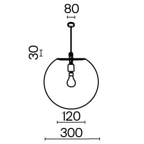 Картинка Подвесной светильник Outdoor O594PL-01W
